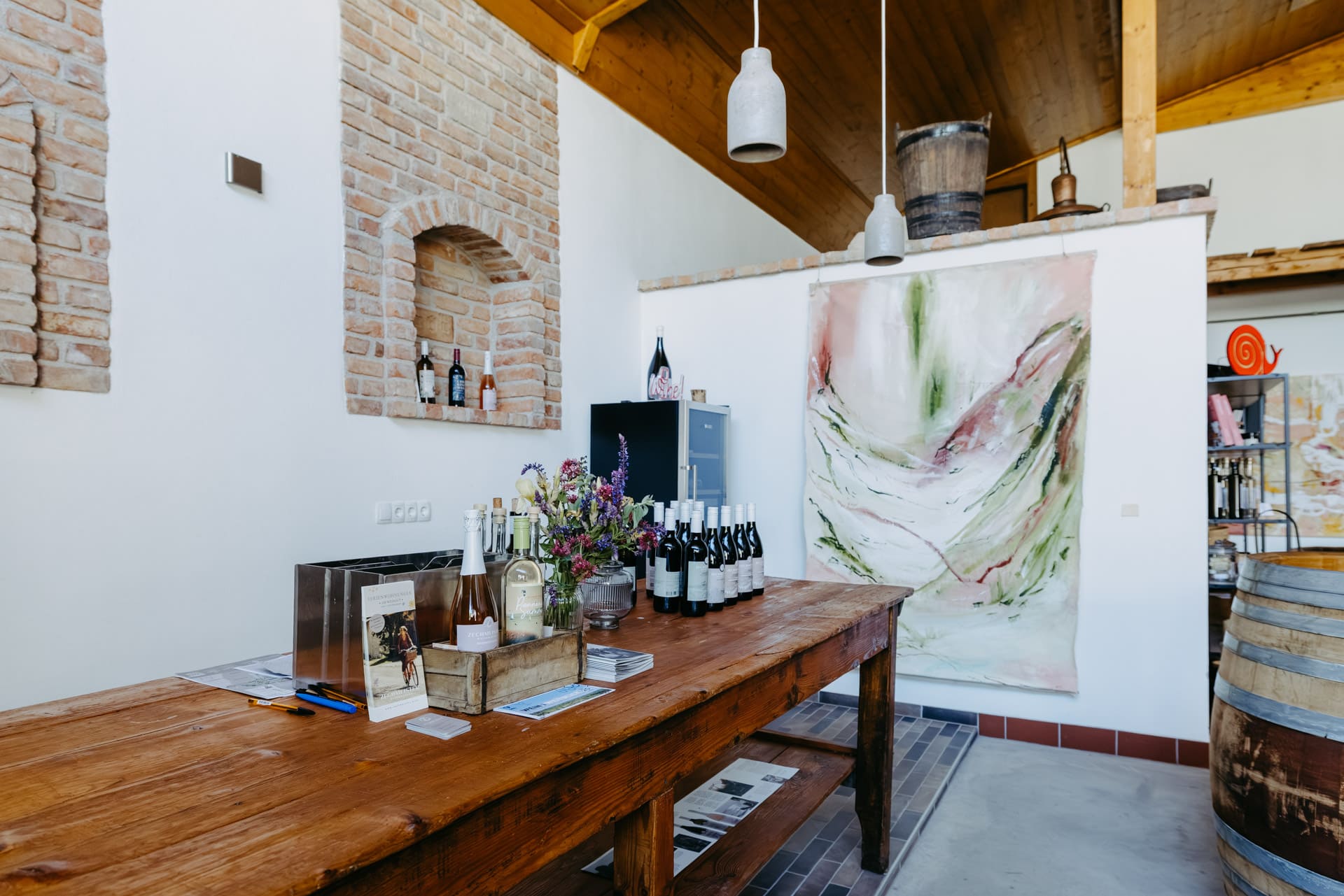 Verkostungsraum Weingut Zechmeister
